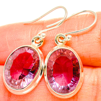 Color Change Alexandrite (Lab.) Earrings handcrafted by Ana Silver Co - EARR429933