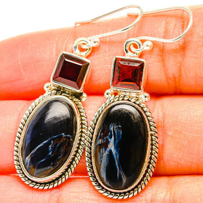 Pietersite Earrings handcrafted by Ana Silver Co - EARR429935
