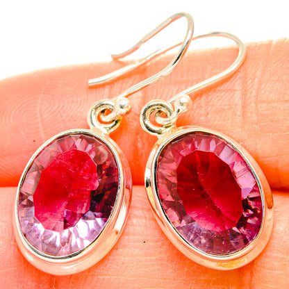 Color Change Alexandrite (Lab.) Earrings handcrafted by Ana Silver Co - EARR429937