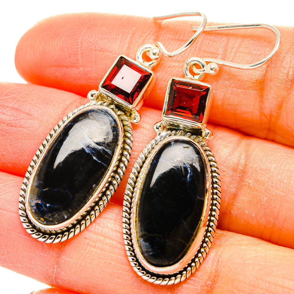 Pietersite Earrings handcrafted by Ana Silver Co - EARR429940