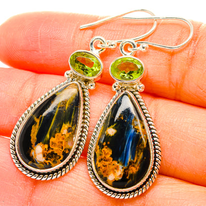 Pietersite Earrings handcrafted by Ana Silver Co - EARR429942
