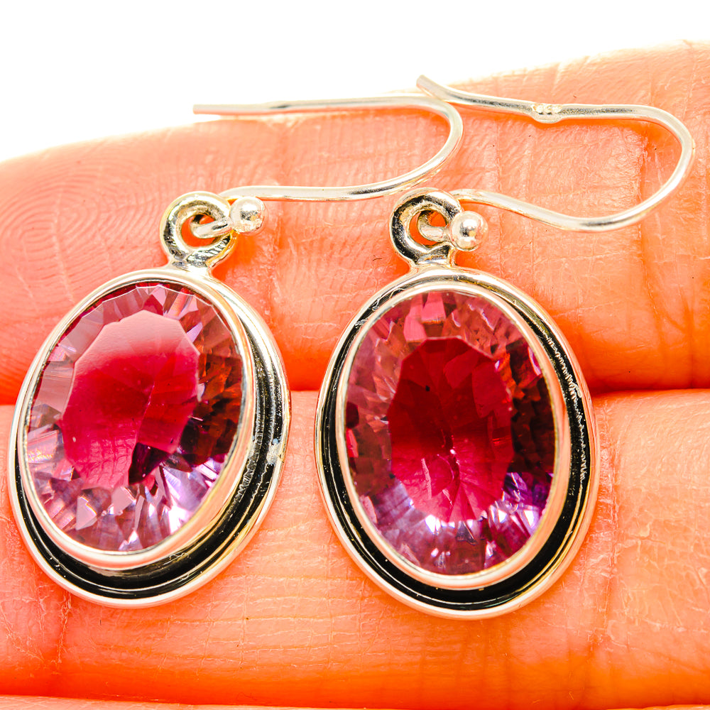 Color Change Alexandrite (Lab.) Earrings handcrafted by Ana Silver Co - EARR429944