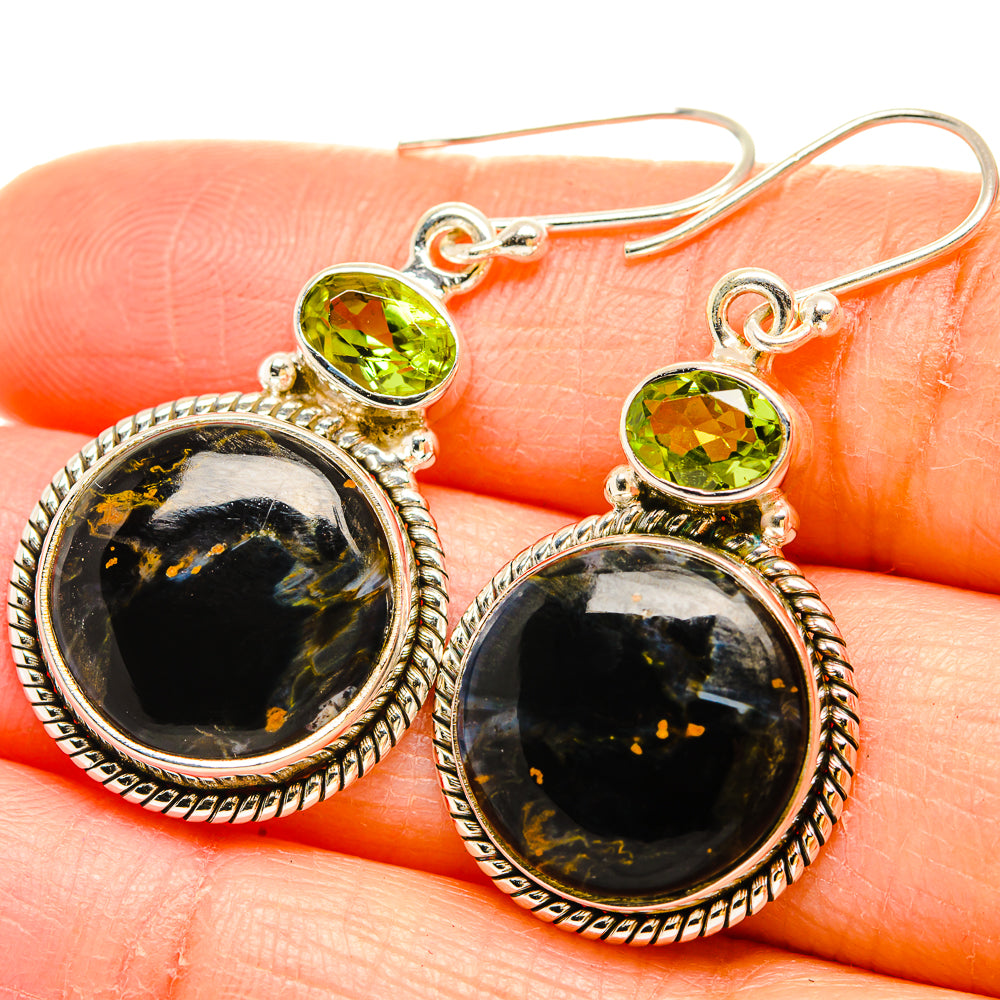Pietersite Earrings handcrafted by Ana Silver Co - EARR429948