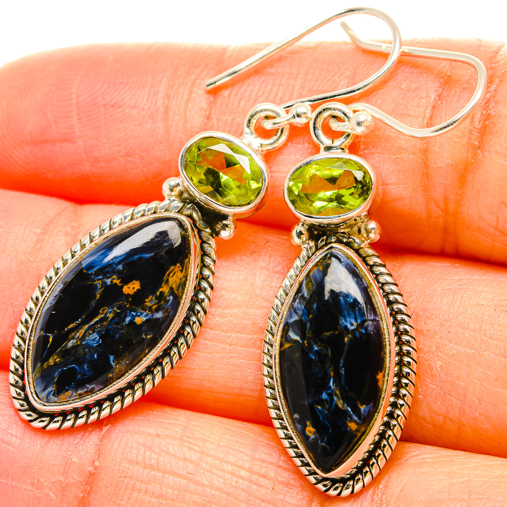 Pietersite Earrings handcrafted by Ana Silver Co - EARR429950
