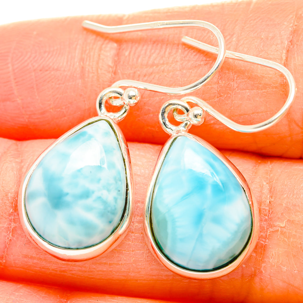 Larimar Earrings handcrafted by Ana Silver Co - EARR429960