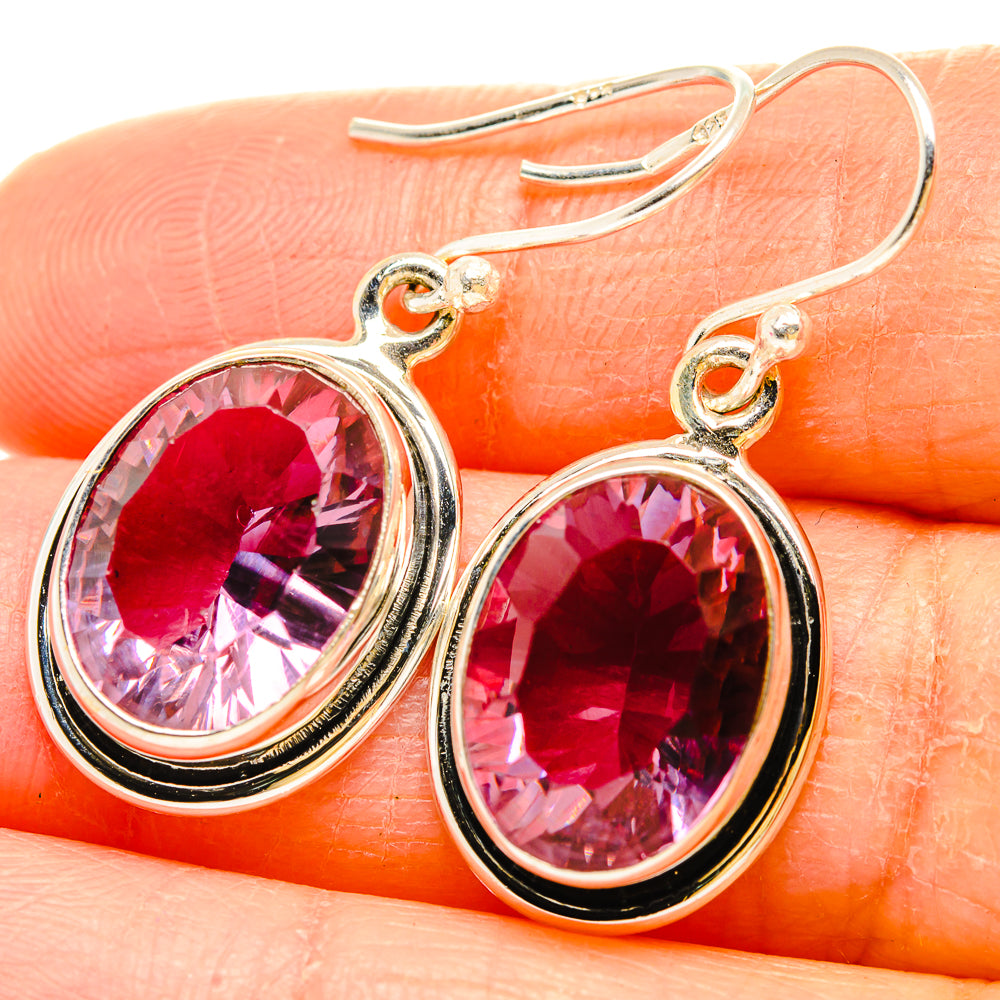 Color Change Alexandrite (Lab.) Earrings handcrafted by Ana Silver Co - EARR429961