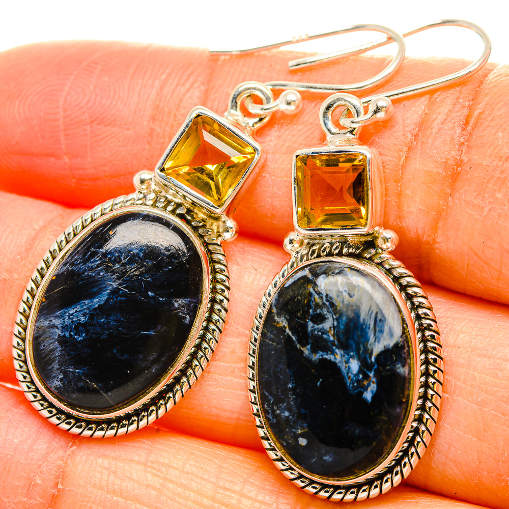 Pietersite Earrings handcrafted by Ana Silver Co - EARR429965