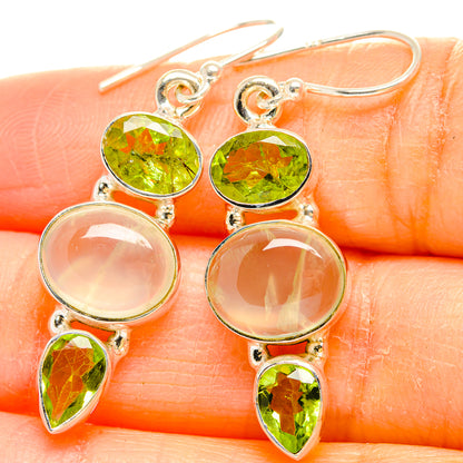 Prehnite Earrings handcrafted by Ana Silver Co - EARR429966