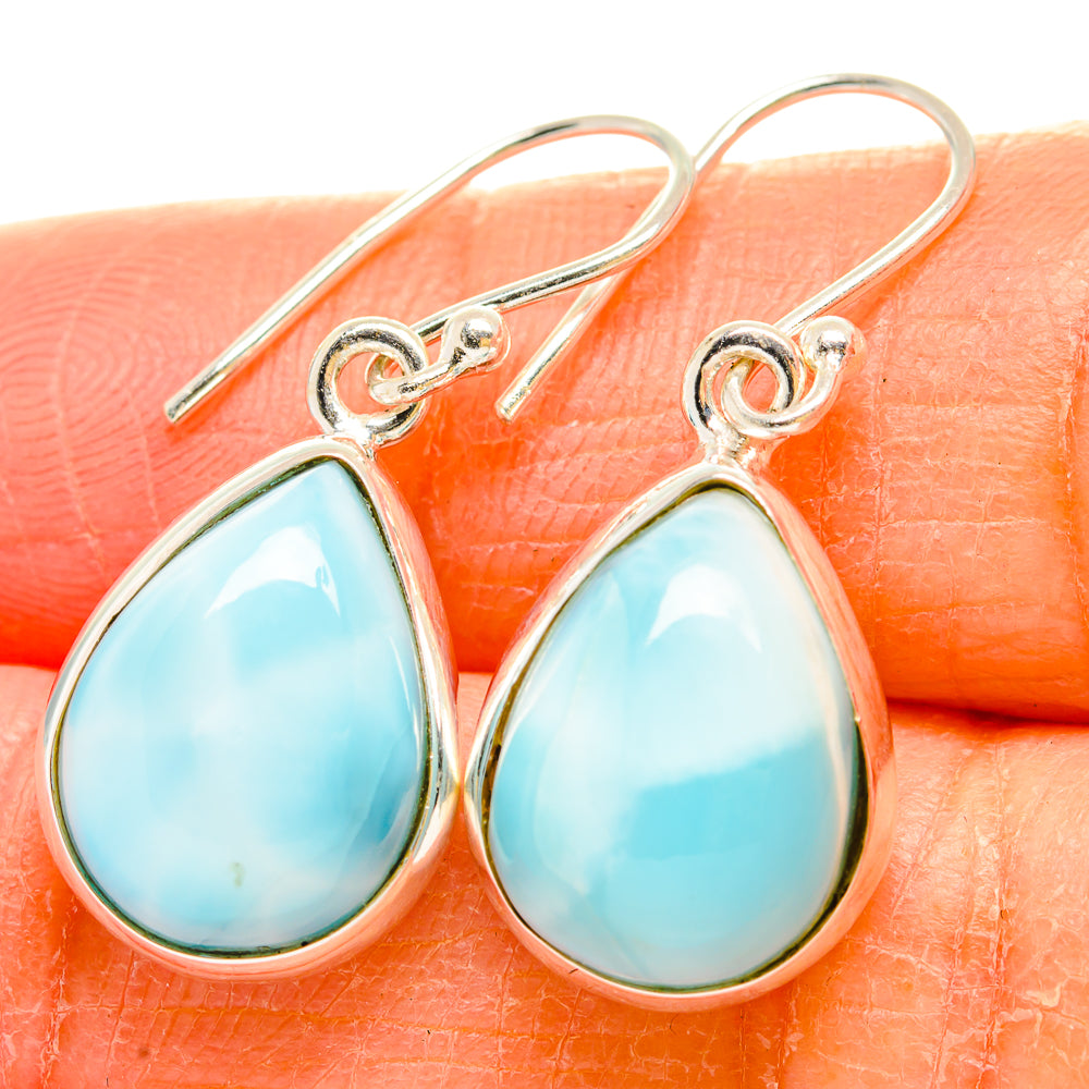 Larimar Earrings handcrafted by Ana Silver Co - EARR429967