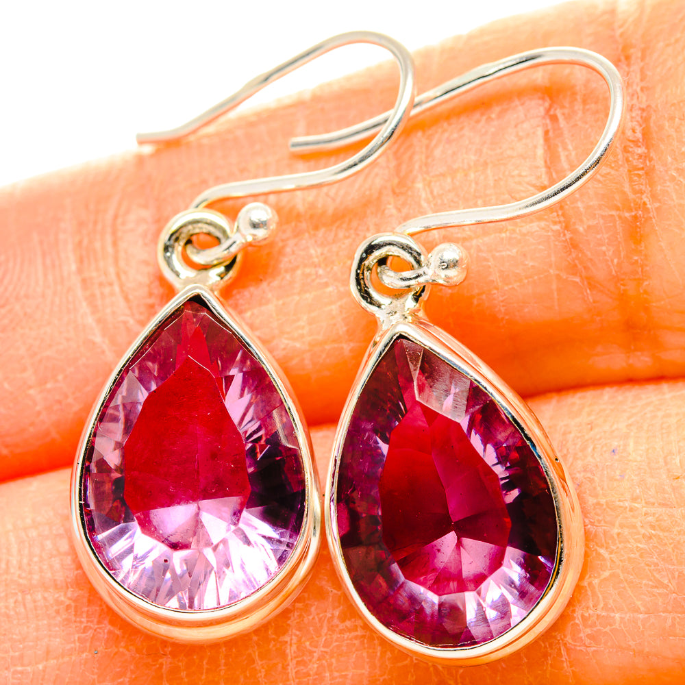 Color Change Alexandrite  (Lab.) Earrings handcrafted by Ana Silver Co - EARR429980
