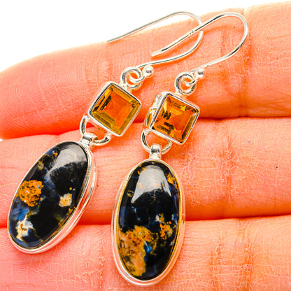 Pietersite Earrings handcrafted by Ana Silver Co - EARR429988