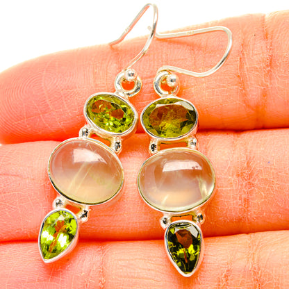 Prehnite Earrings handcrafted by Ana Silver Co - EARR429990