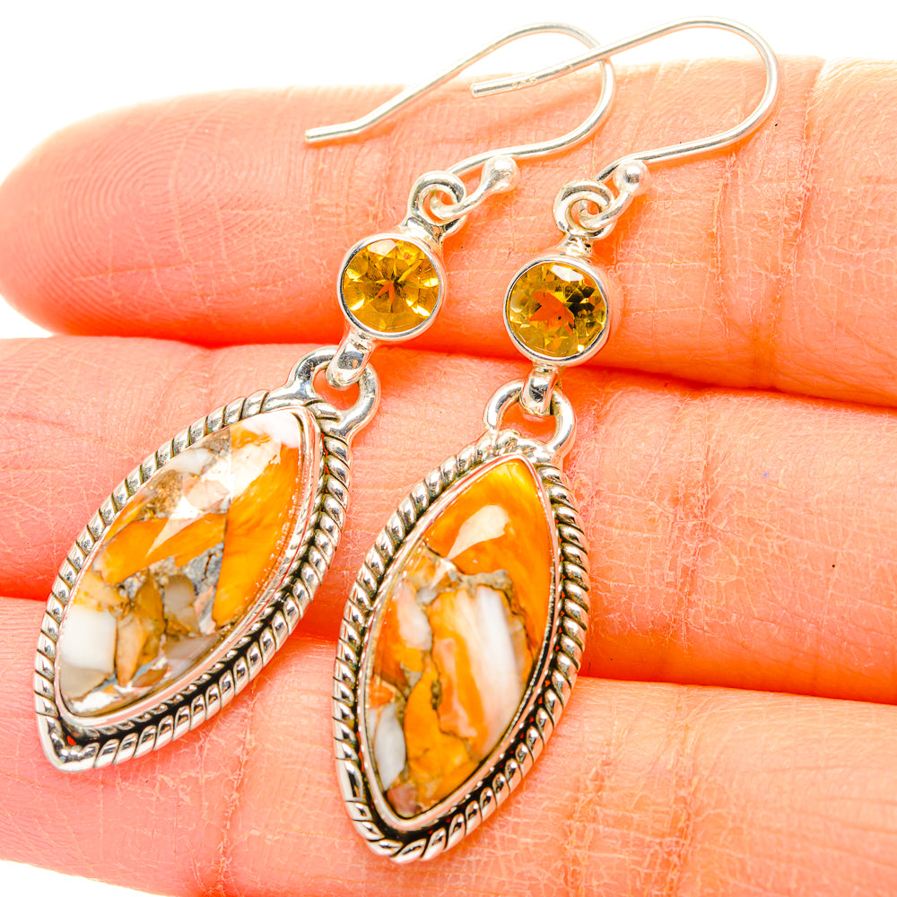 Brecciated Mookaite Earrings handcrafted by Ana Silver Co - EARR429993