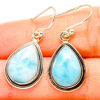 Larimar Earrings handcrafted by Ana Silver Co - EARR429997