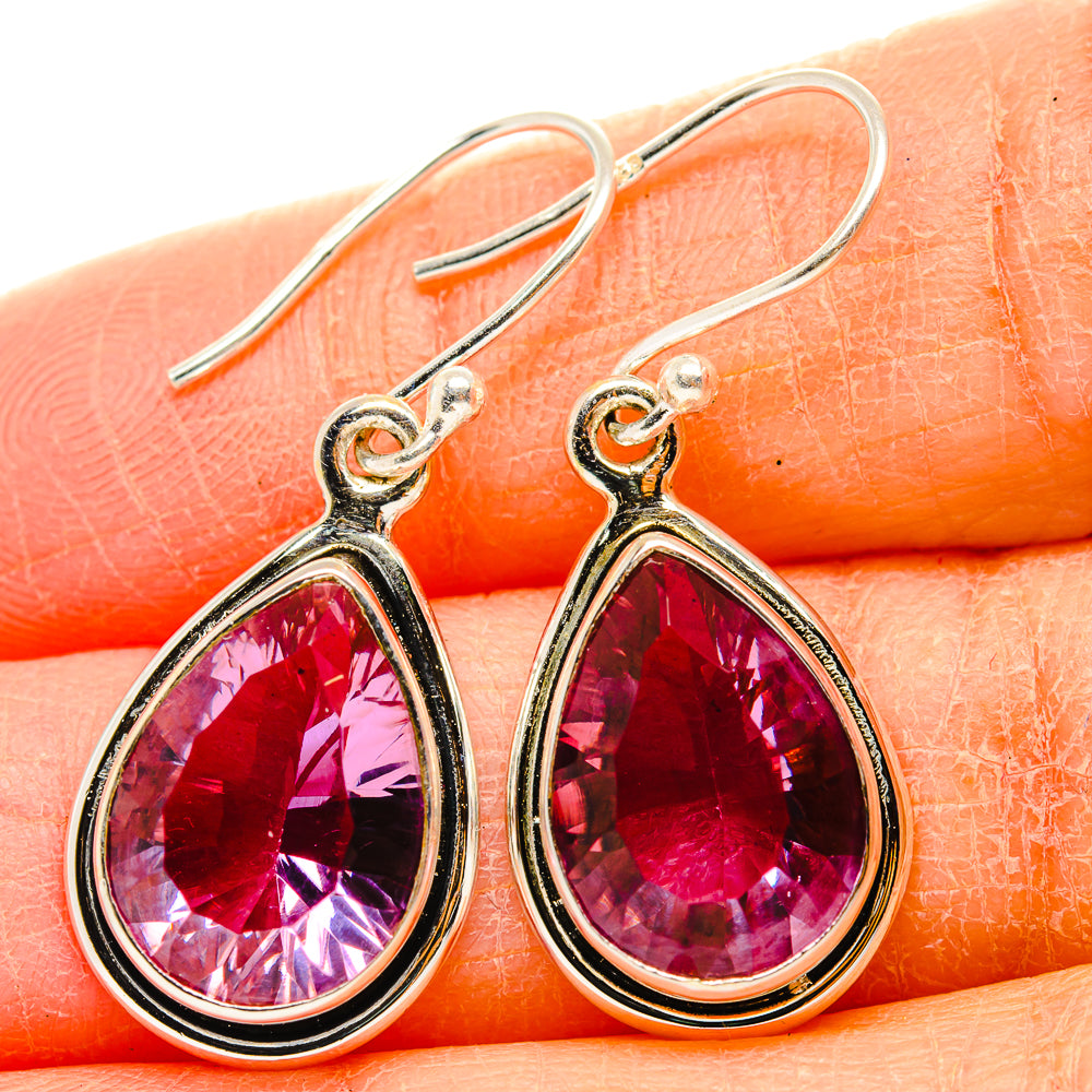 Color Change Alexandrite  (Lab.) Earrings handcrafted by Ana Silver Co - EARR430002