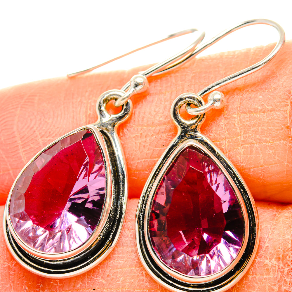 Color Change Alexandrite  (Lab.) Earrings handcrafted by Ana Silver Co - EARR430004