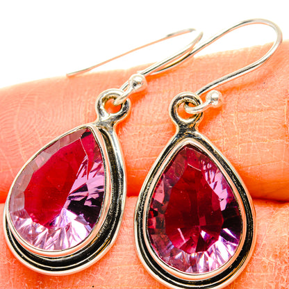 Color Change Alexandrite  (Lab.) Earrings handcrafted by Ana Silver Co - EARR430004