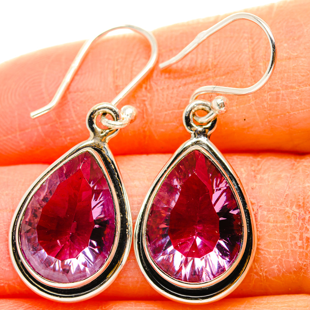 Color Change Alexandrite  (Lab.) Earrings handcrafted by Ana Silver Co - EARR430007