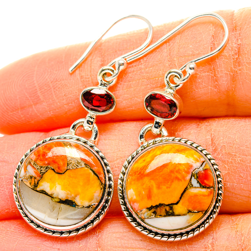 Brecciated Mookaite Earrings handcrafted by Ana Silver Co - EARR430012