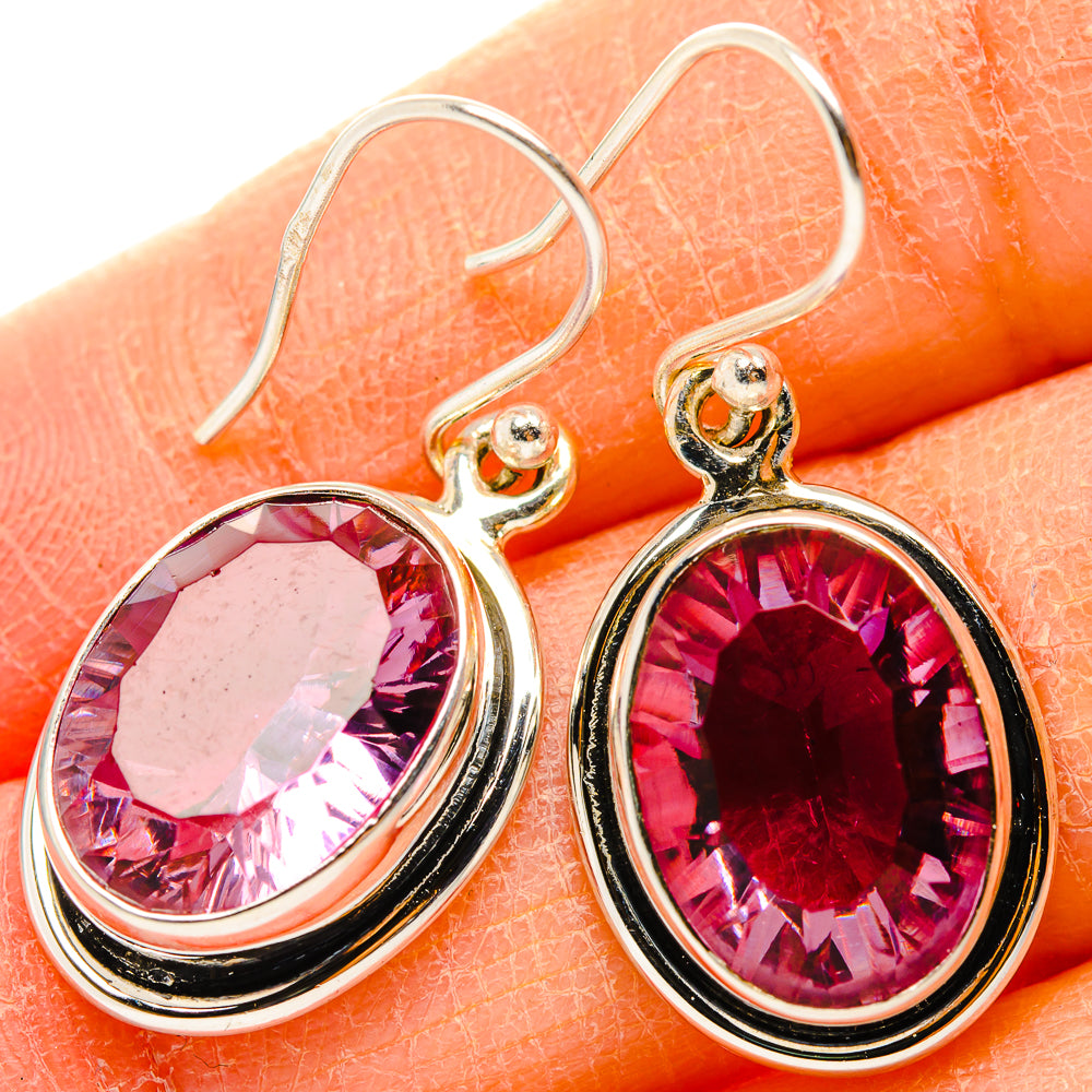 Color Change Alexandrite  (Lab.) Earrings handcrafted by Ana Silver Co - EARR430015