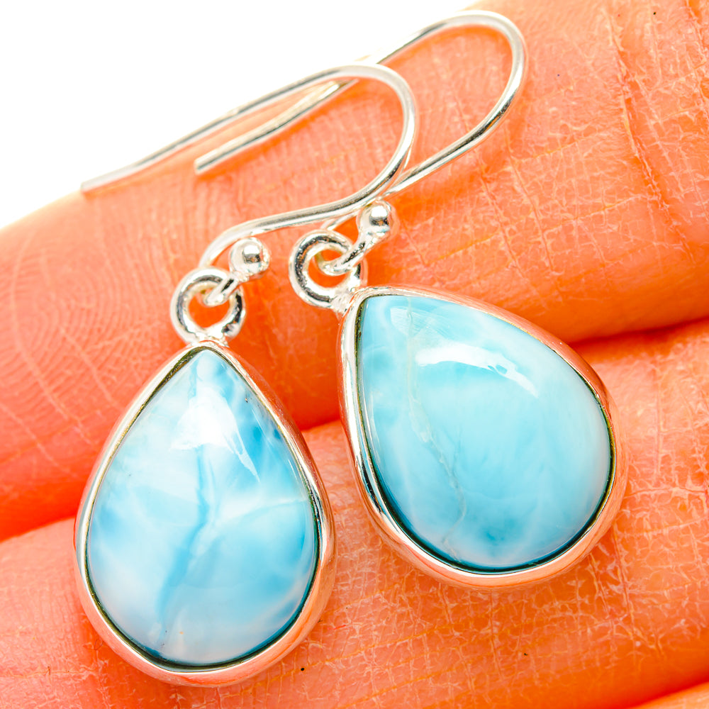 Larimar Earrings handcrafted by Ana Silver Co - EARR430017