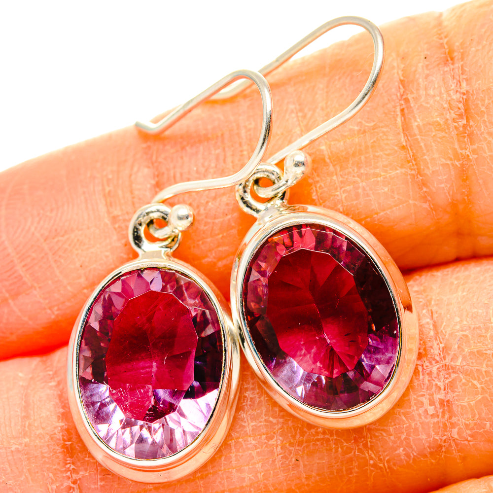 Color Change Alexandrite  (Lab.) Earrings handcrafted by Ana Silver Co - EARR430018