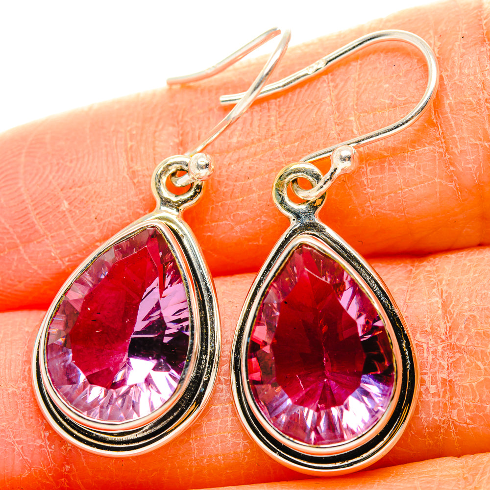 Color Change Alexandrite  (Lab.) Earrings handcrafted by Ana Silver Co - EARR430022