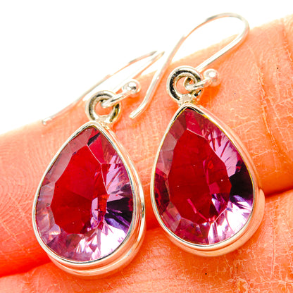 Color Change Alexandrite  (Lab.) Earrings handcrafted by Ana Silver Co - EARR430024