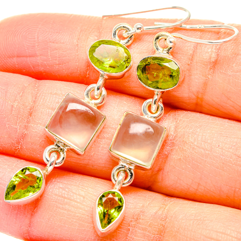 Prehnite Earrings handcrafted by Ana Silver Co - EARR430036