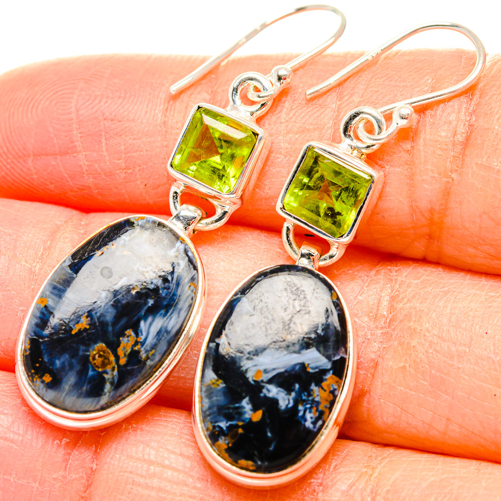 Pietersite Earrings handcrafted by Ana Silver Co - EARR430057