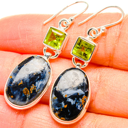 Pietersite Earrings handcrafted by Ana Silver Co - EARR430057