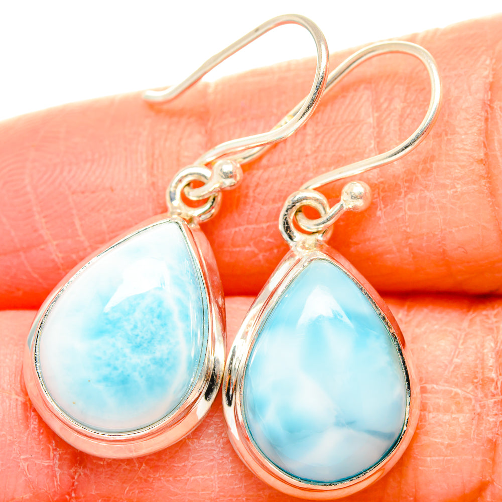 Larimar Earrings handcrafted by Ana Silver Co - EARR430060