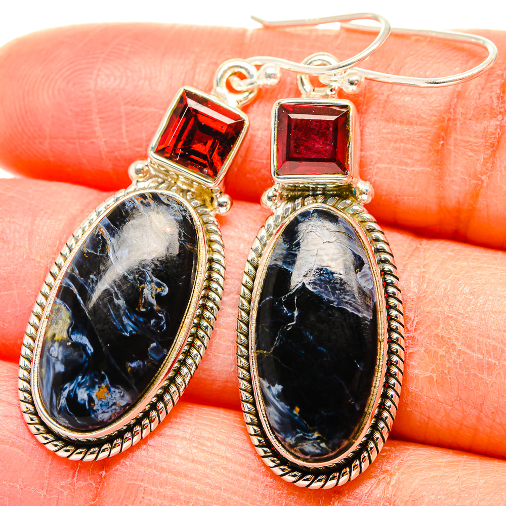 Pietersite Earrings handcrafted by Ana Silver Co - EARR430071
