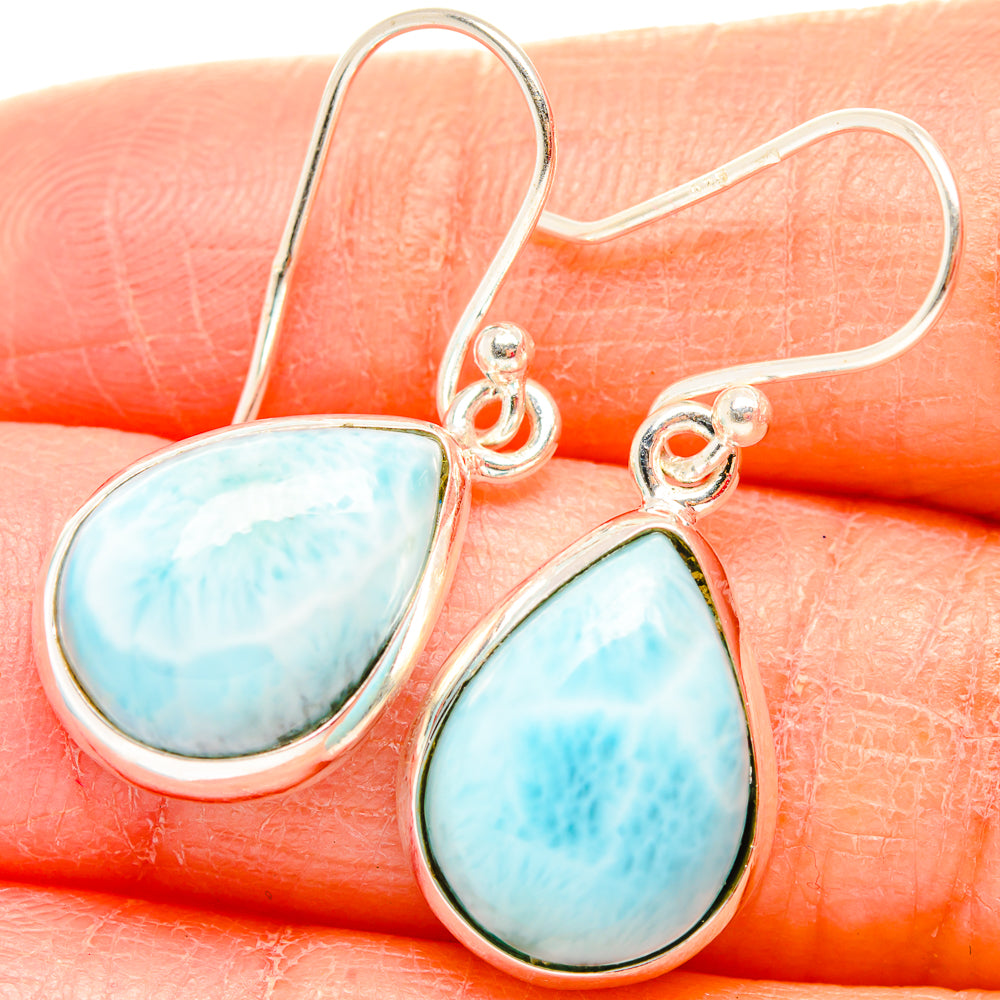 Larimar Earrings handcrafted by Ana Silver Co - EARR430074