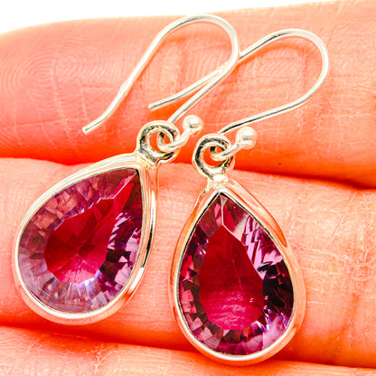 Color Change Alexandrite (Lab.) Earrings handcrafted by Ana Silver Co - EARR430078