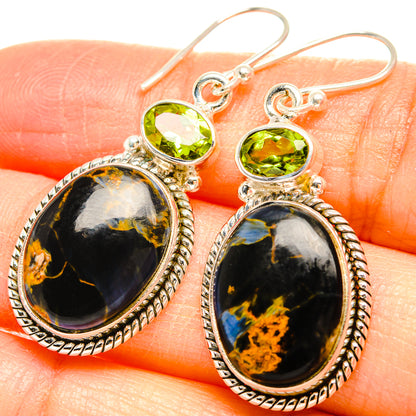 Pietersite Earrings handcrafted by Ana Silver Co - EARR430081