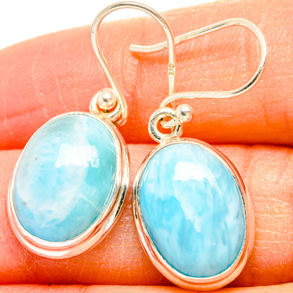 Larimar Earrings handcrafted by Ana Silver Co - EARR430083