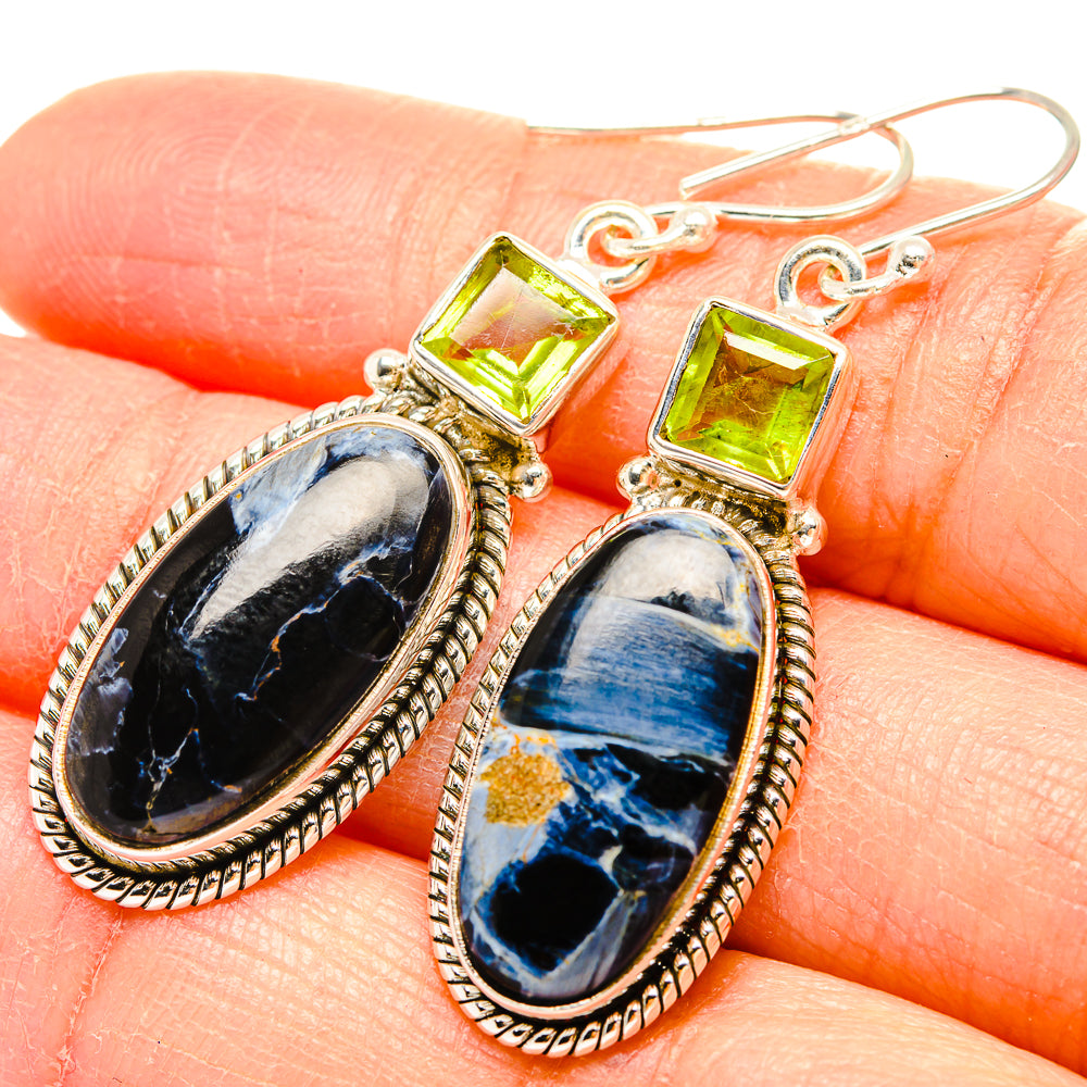 Pietersite Earrings handcrafted by Ana Silver Co - EARR430087