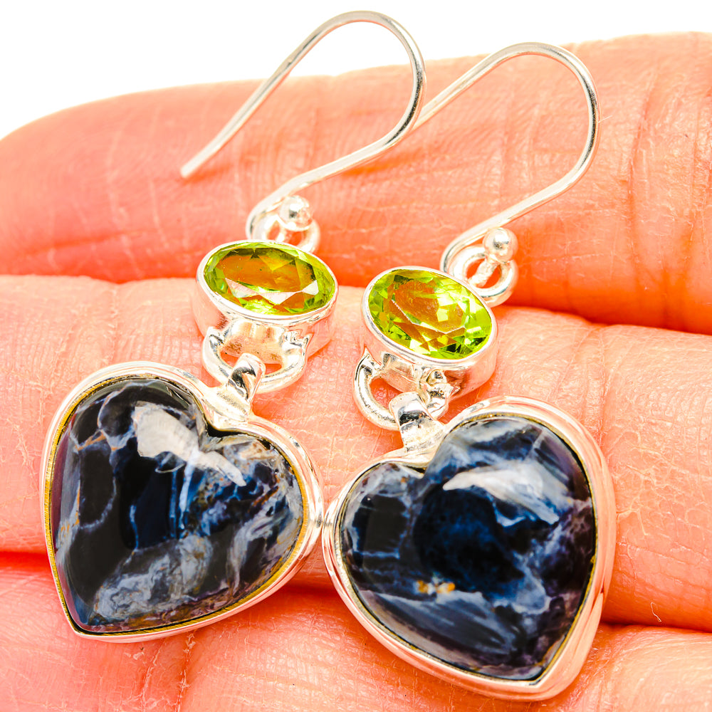 Pietersite Earrings handcrafted by Ana Silver Co - EARR430089