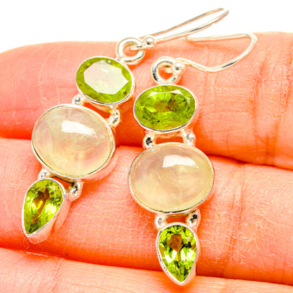 Prehnite Earrings handcrafted by Ana Silver Co - EARR430092