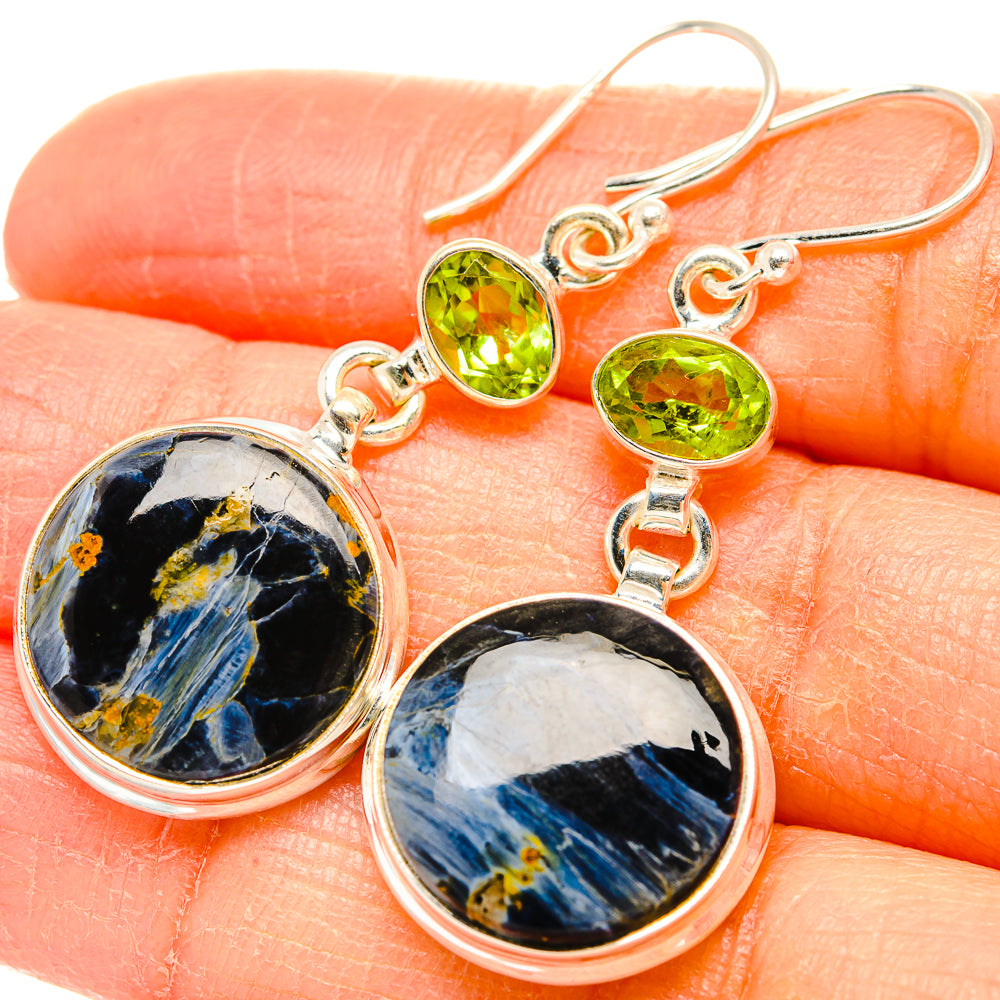Pietersite Earrings handcrafted by Ana Silver Co - EARR430094