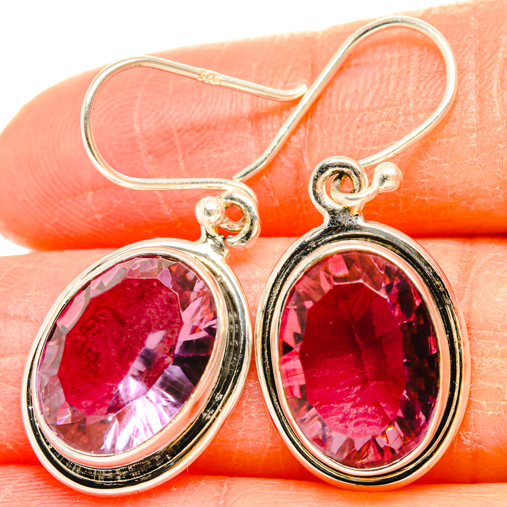 Color Change Alexandrite Earrings handcrafted by Ana Silver Co - EARR430095