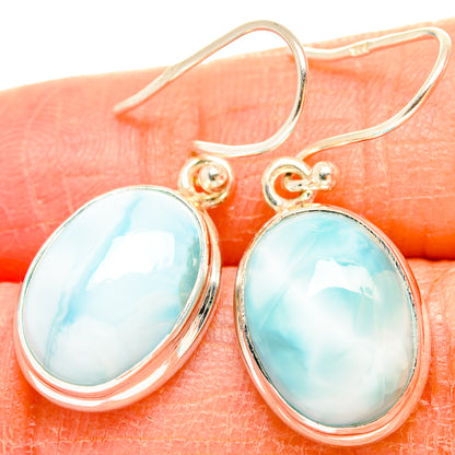 Larimar Earrings handcrafted by Ana Silver Co - EARR430105