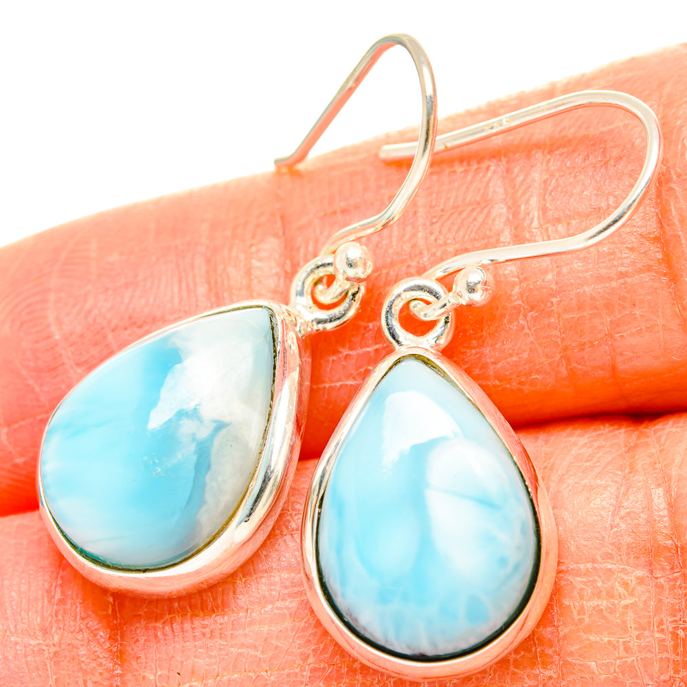 Larimar Earrings handcrafted by Ana Silver Co - EARR430121