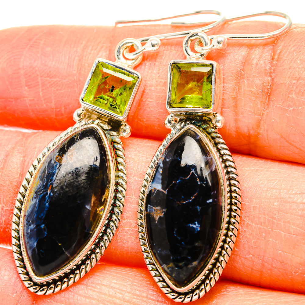 Pietersite Earrings handcrafted by Ana Silver Co - EARR430123