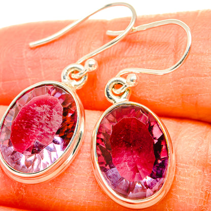 Color Change Alexandrite Earrings handcrafted by Ana Silver Co - EARR430128