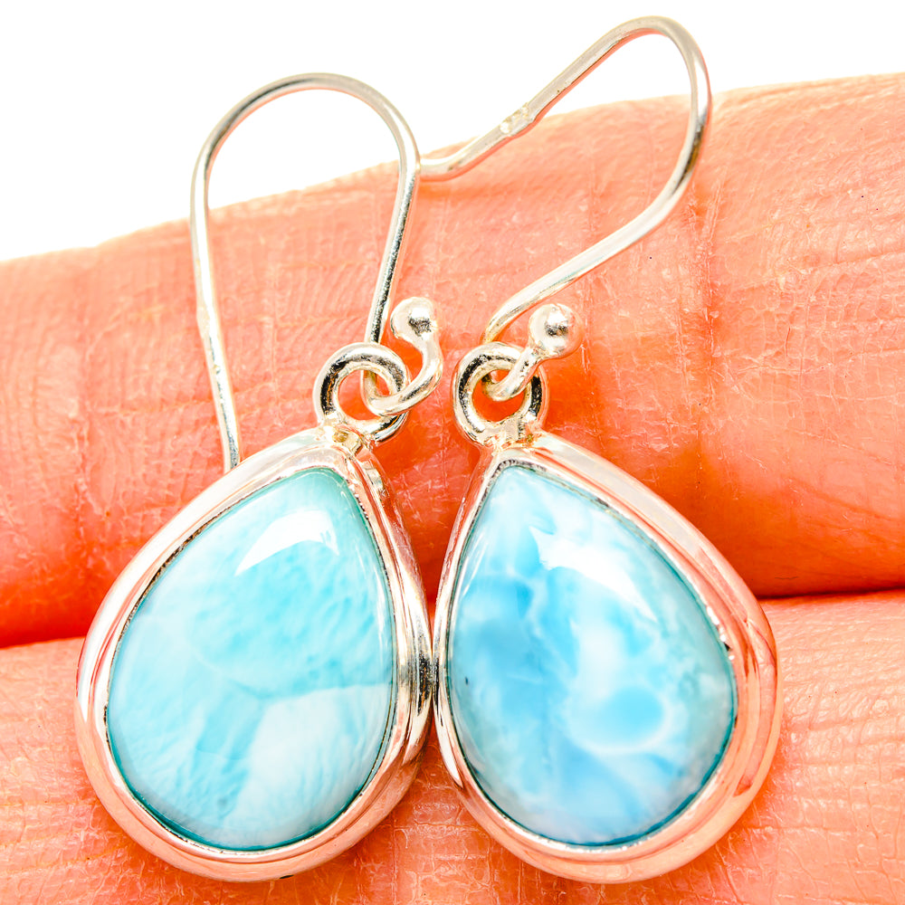 Larimar Earrings handcrafted by Ana Silver Co - EARR430134