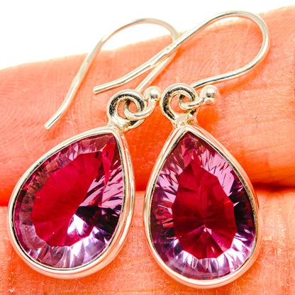 Color Change Alexandrite (Lab.) Earrings handcrafted by Ana Silver Co - EARR430135