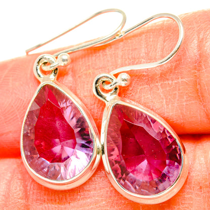 Color Change Alexandrite (Lab.) Earrings handcrafted by Ana Silver Co - EARR430137