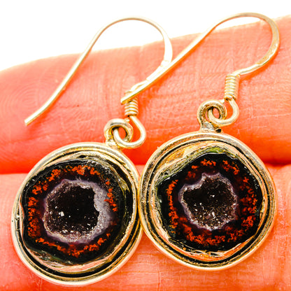 Coconut Geode Druzy Earrings handcrafted by Ana Silver Co - EARR430141